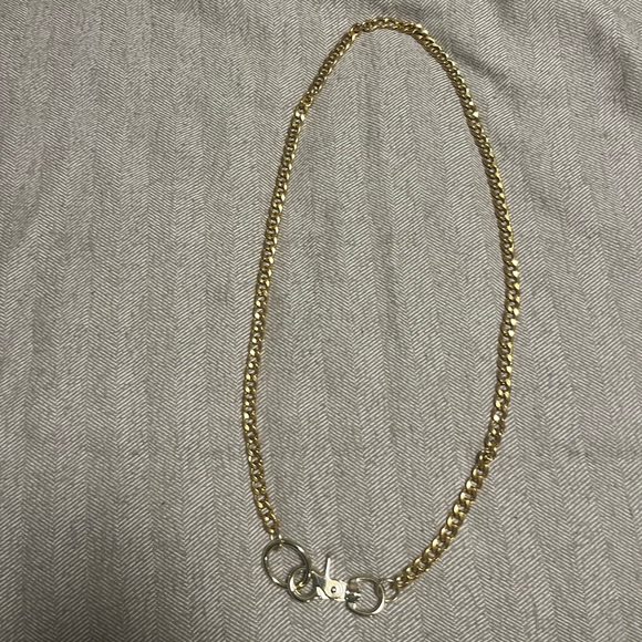 NWOB Loop Choker Gold Wrap Necklace by Luneprint - Picture 4 of 4